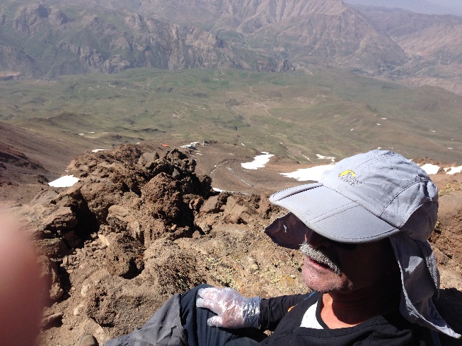  ارتفاع حدود 5200 متری در مسیر صعود به قله دماوند